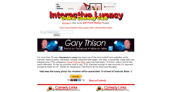 Desktop Screenshot of interactivelunacy.com