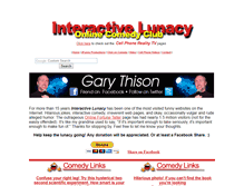Tablet Screenshot of interactivelunacy.com